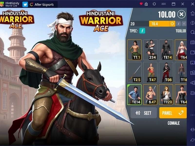 Hindustani Warrior Ace Character Customization